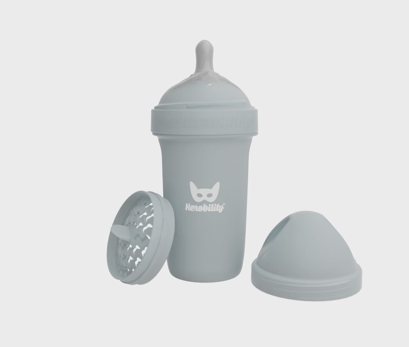 Double Anti-Colic Baby Bottle LT 240 ml/8.5 floz Dark Green