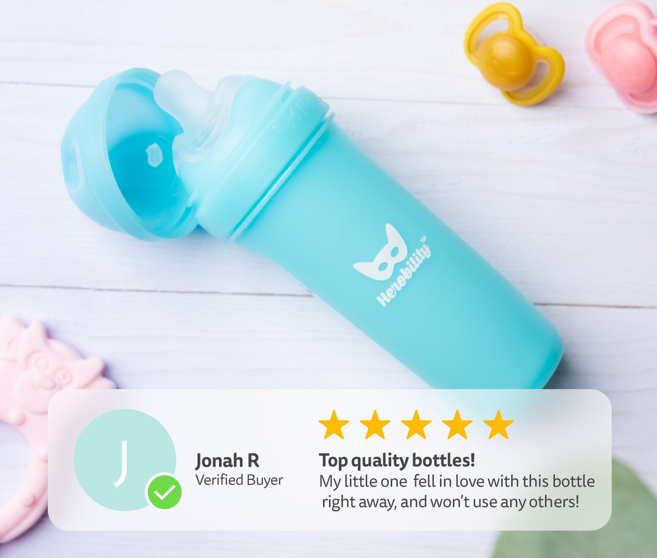 Double Anti-Colic Baby Bottle LT 340 ml Blue