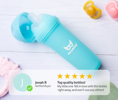 Double Anti-Colic Baby Bottle LT 340 ml Blue