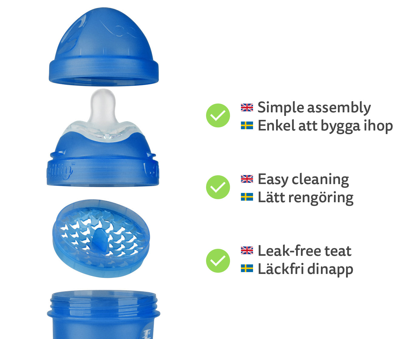 Double Anti-Colic Baby Bottle LT 140 ml/5 floz Superman